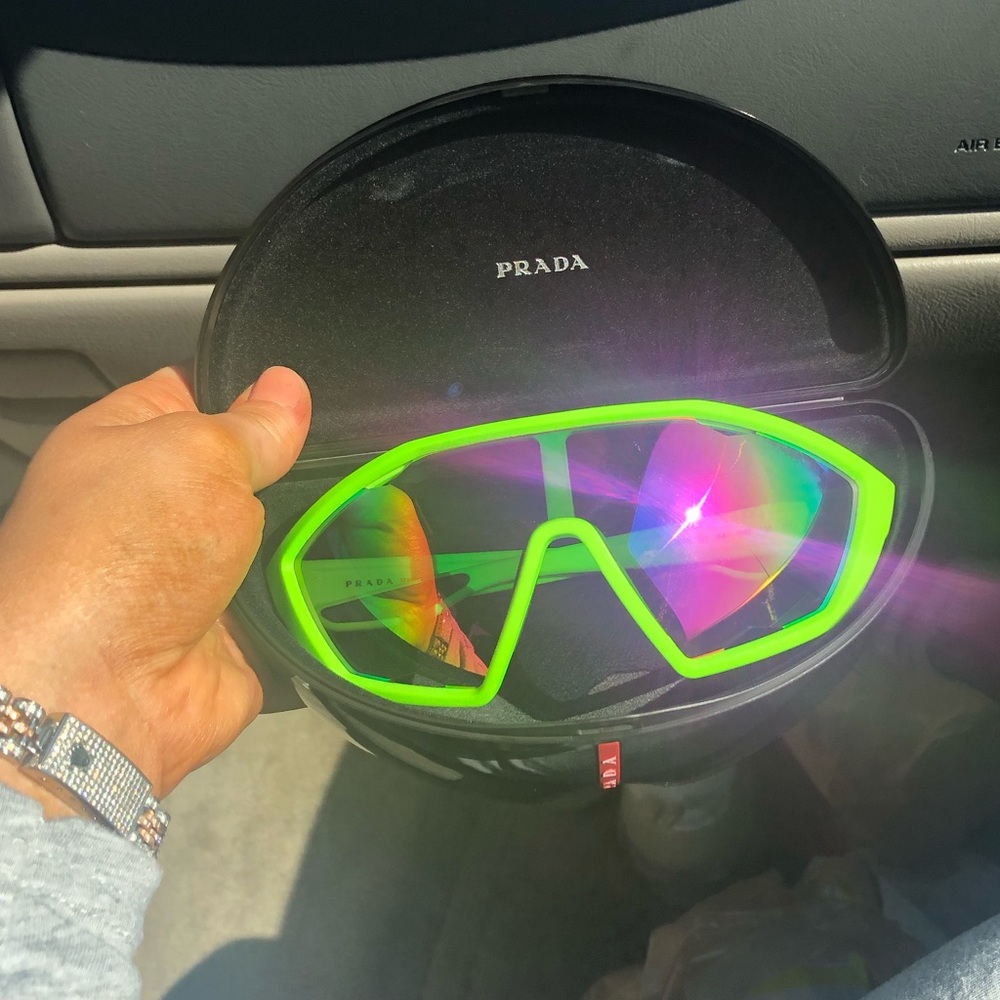 Neon Prada Sunglasses
